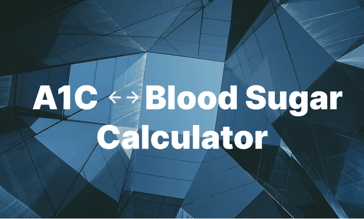 A1C calculator and blood glucose meter interface