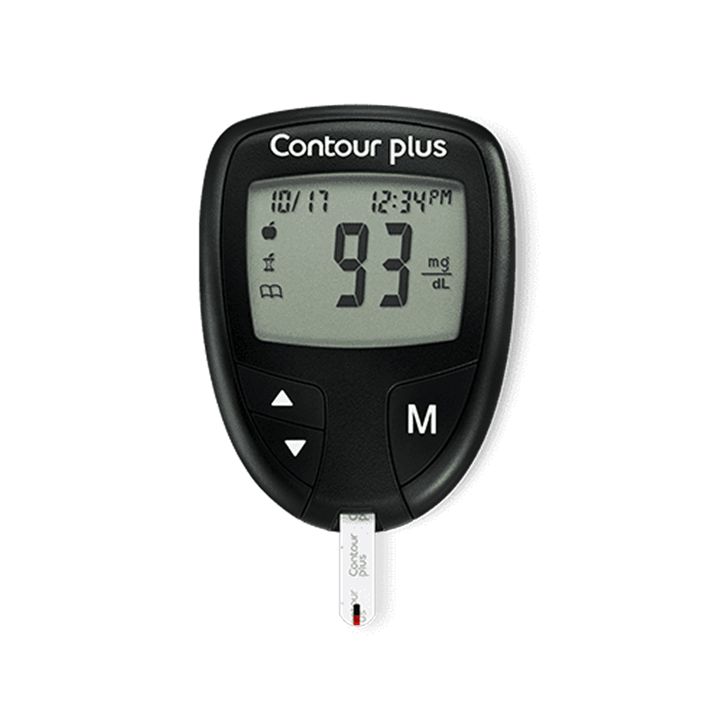 A fingerstick glucose meter example
